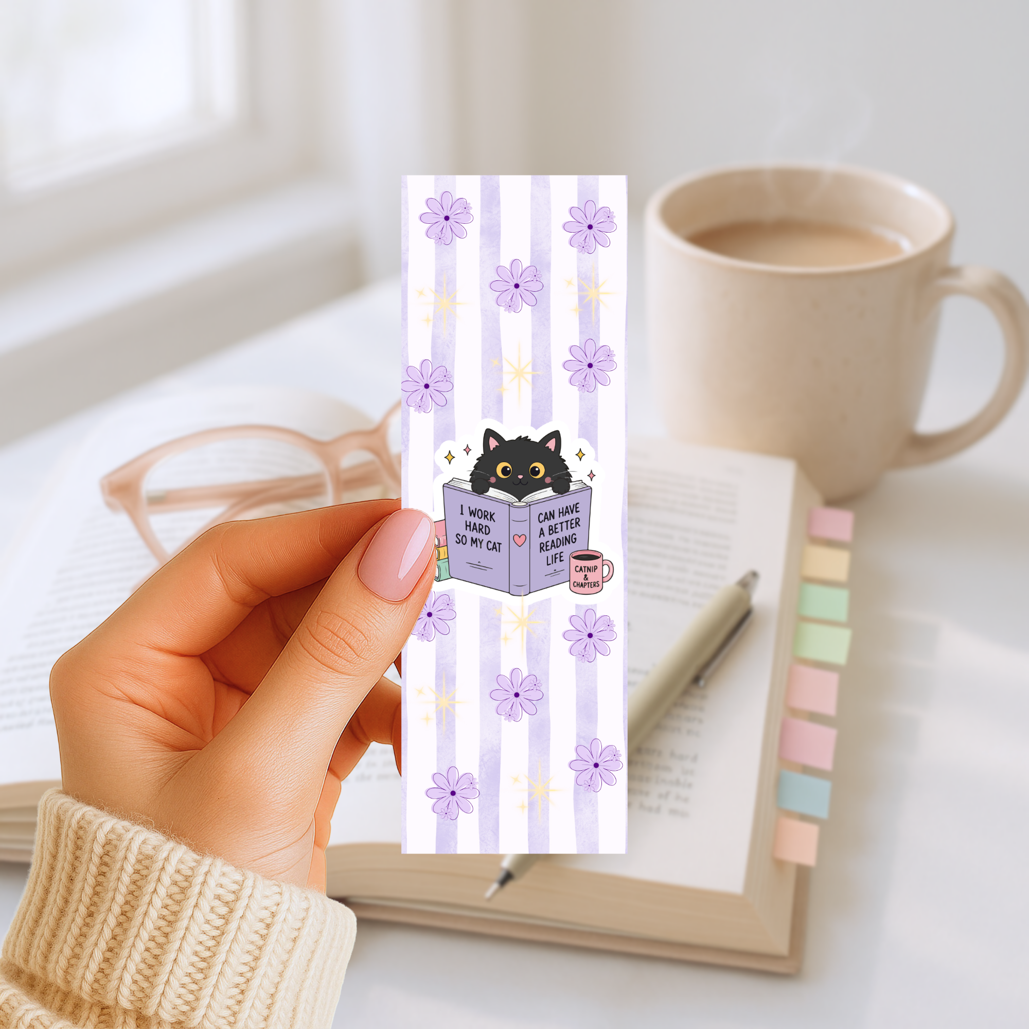 Lesezeichen – Catnip & Chapters ⭐