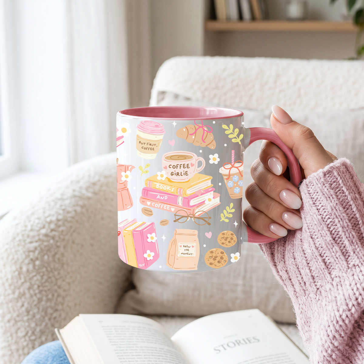 Coffee Girlie Keramiktasse | 11 oz