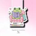Magnetisches Lesezeichen – Books = Personality ⭐
