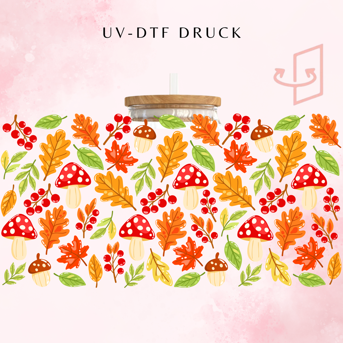 Bunte Herbstblätter Keramiktasse | 11 oz