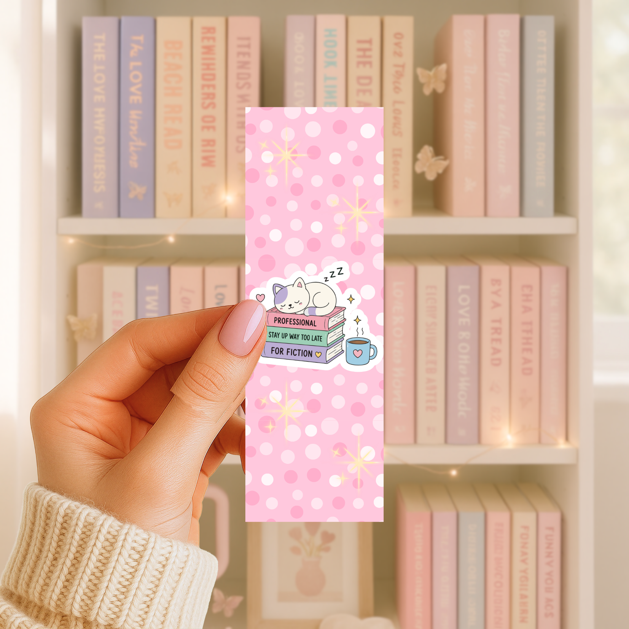 Lesezeichen – Sleepy Book Cat⭐