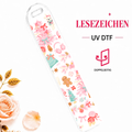 Christmas Messy Coquette Bookmark - UV-DTF