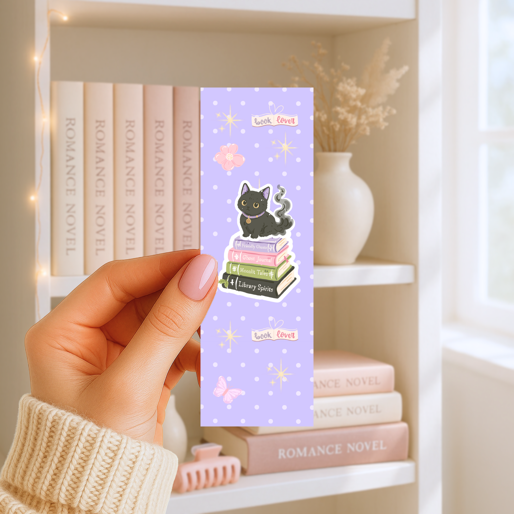 Lesezeichen – Cat with Book