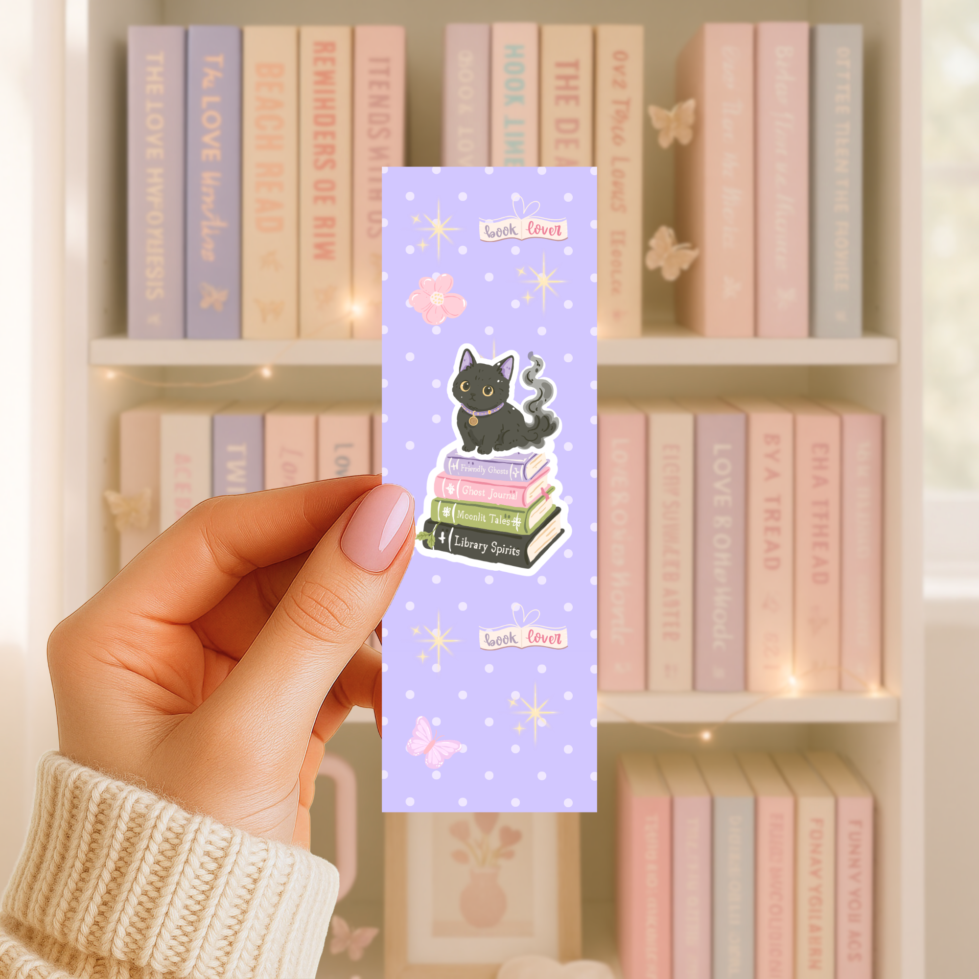 Lesezeichen – Cat with Book