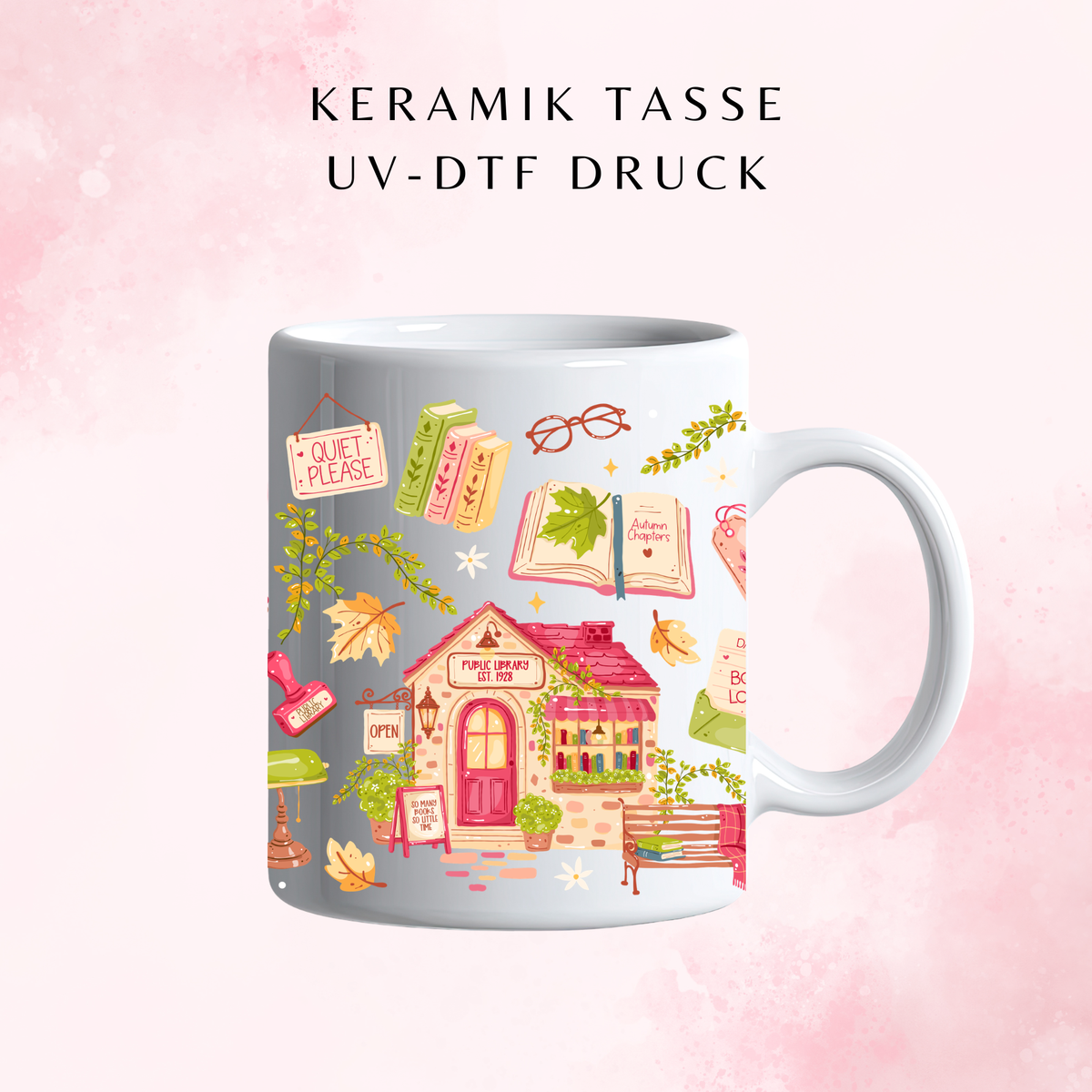 Library House Keramiktasse | 11 oz