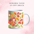 Bunte Herbstblätter Keramiktasse | 11 oz