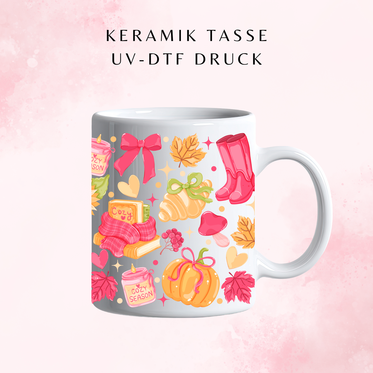 Cozy Schleifen Keramiktasse | 11 oz