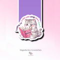 Magnetisches Lesezeichen – Fantasy Book Cat