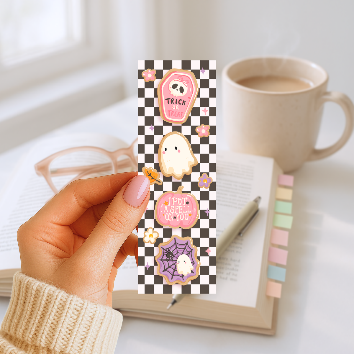 Lesezeichen – Ghost Cookies Motiv 2