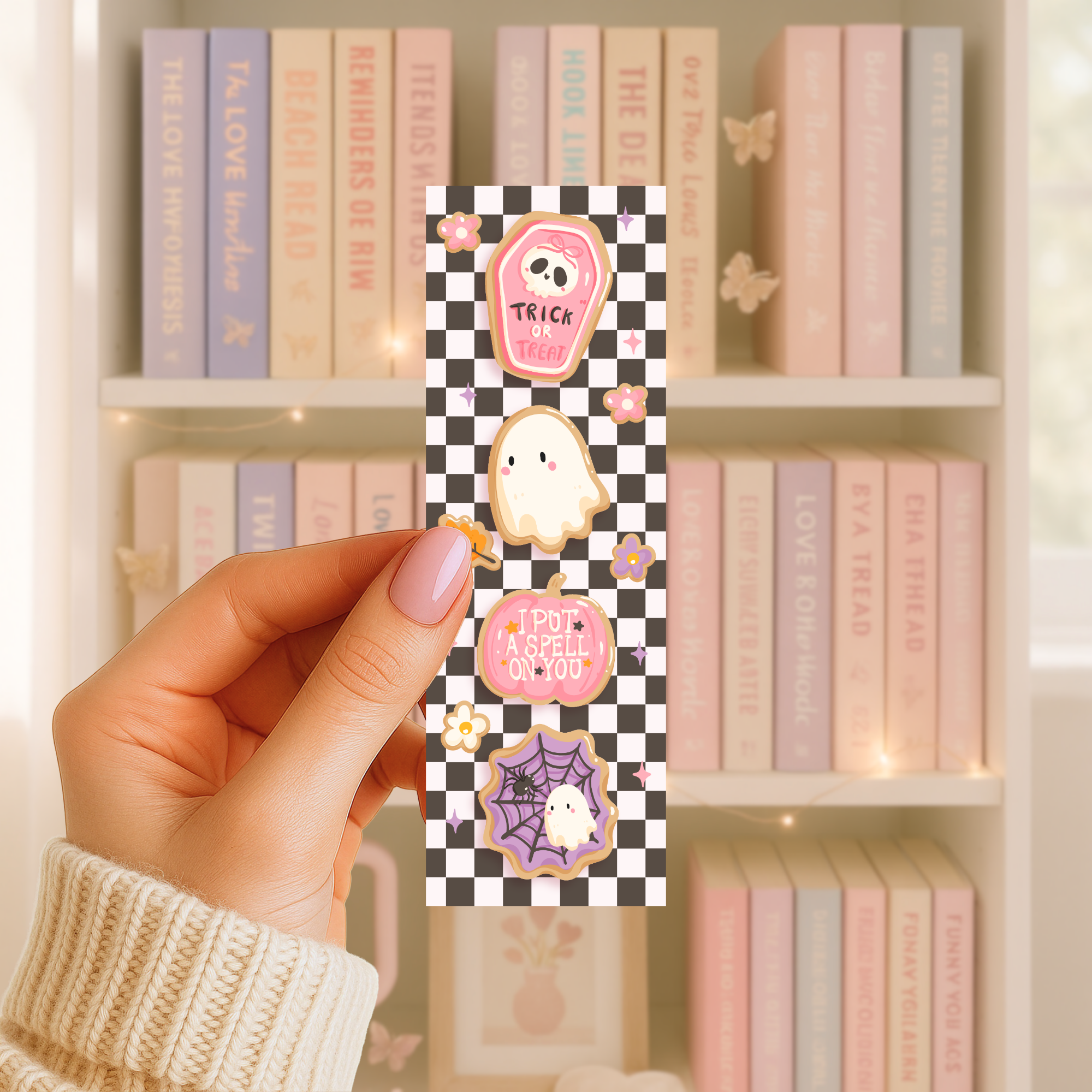 Lesezeichen – Ghost Cookies Motiv 2