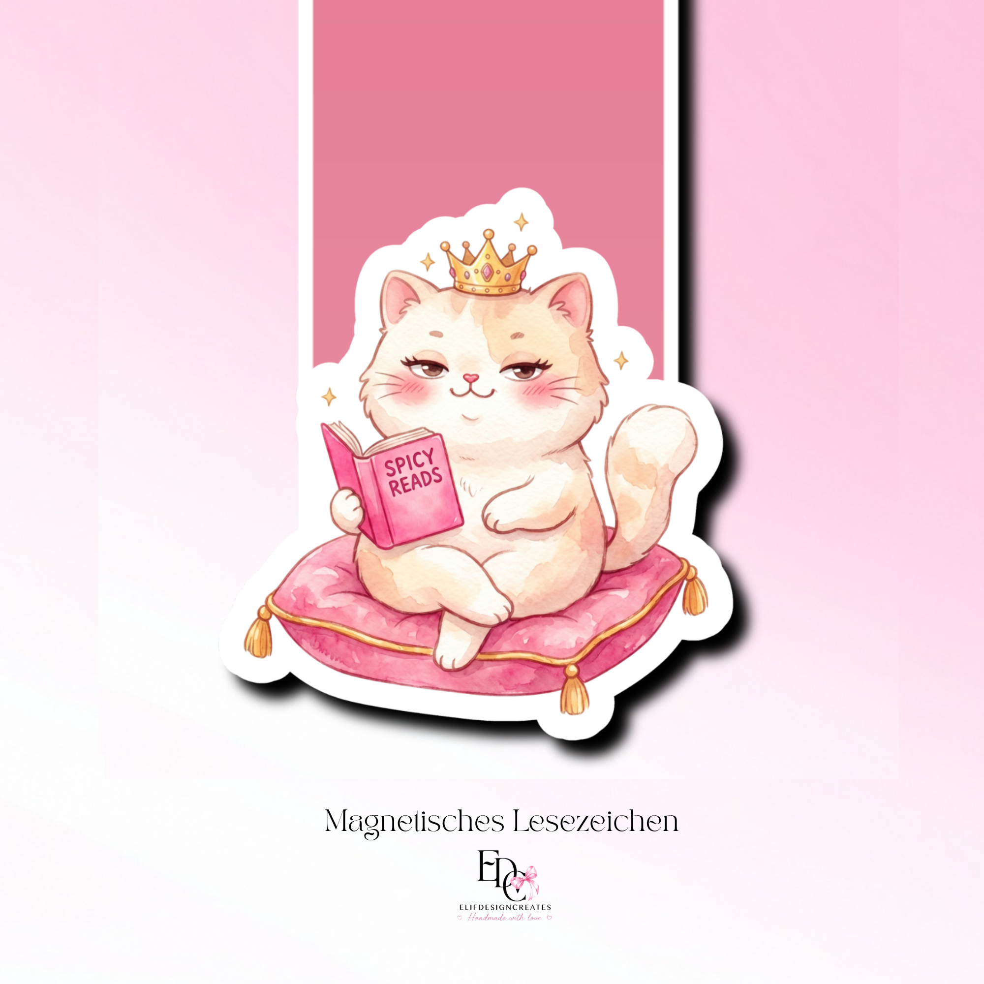 Magnetisches Lesezeichen – Spicy Reads Queen ⭐
