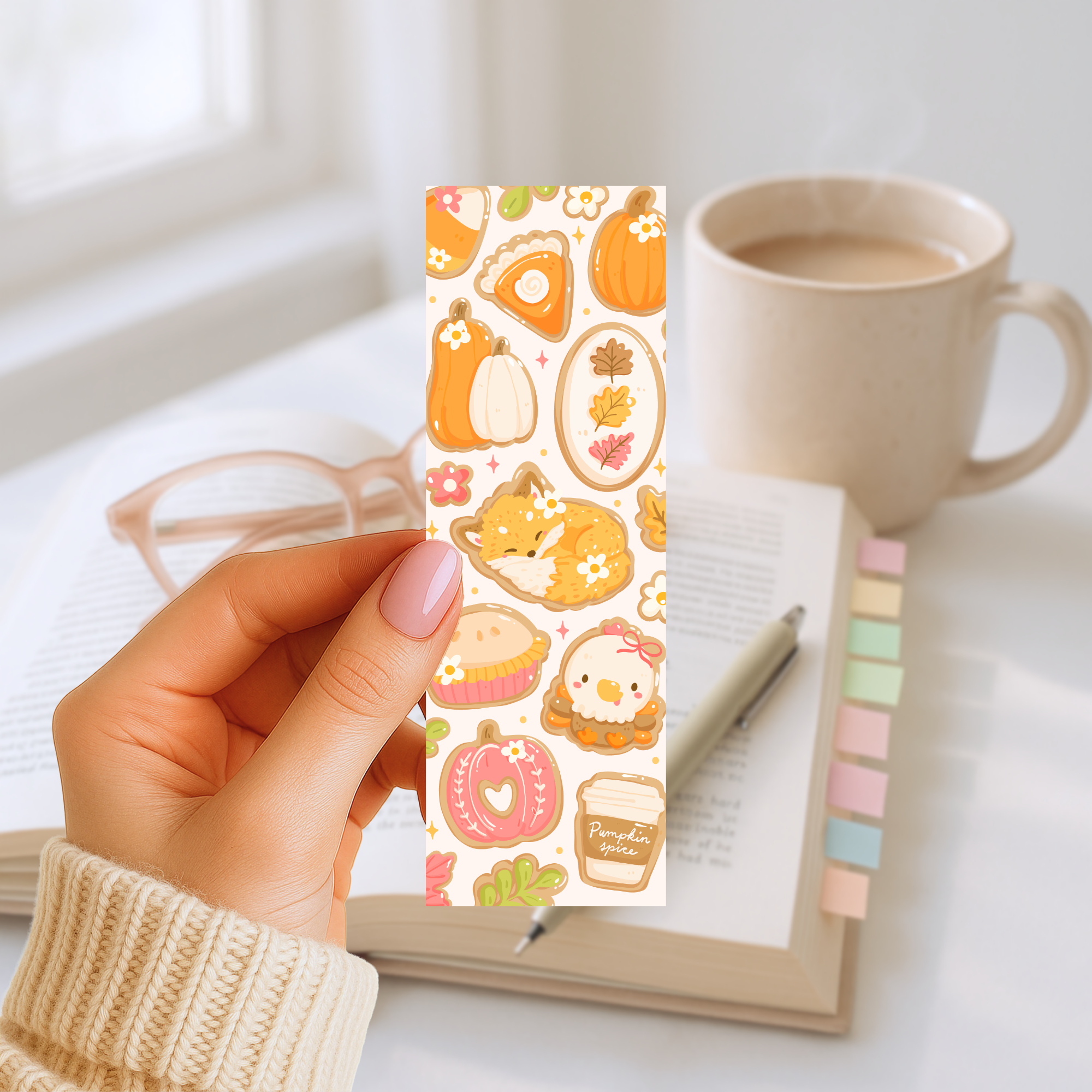 Lesezeichen – Fall Cookies Motiv 1