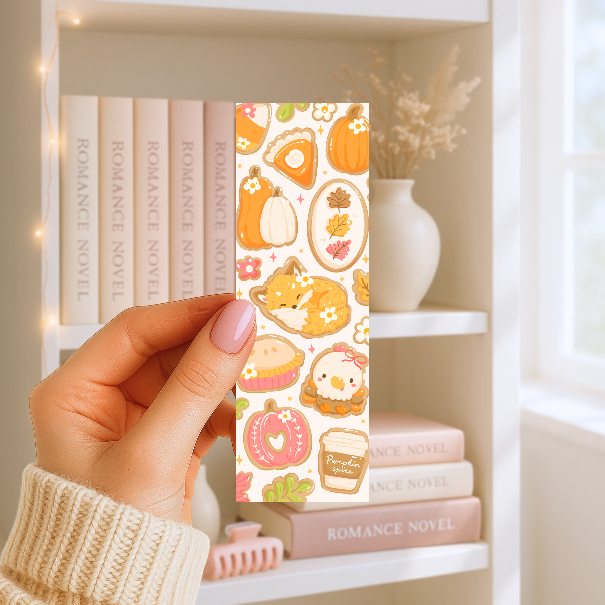 Lesezeichen – Fall Cookies Motiv 1