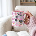 Black Cat Fantasy Keramiktasse | 11 oz