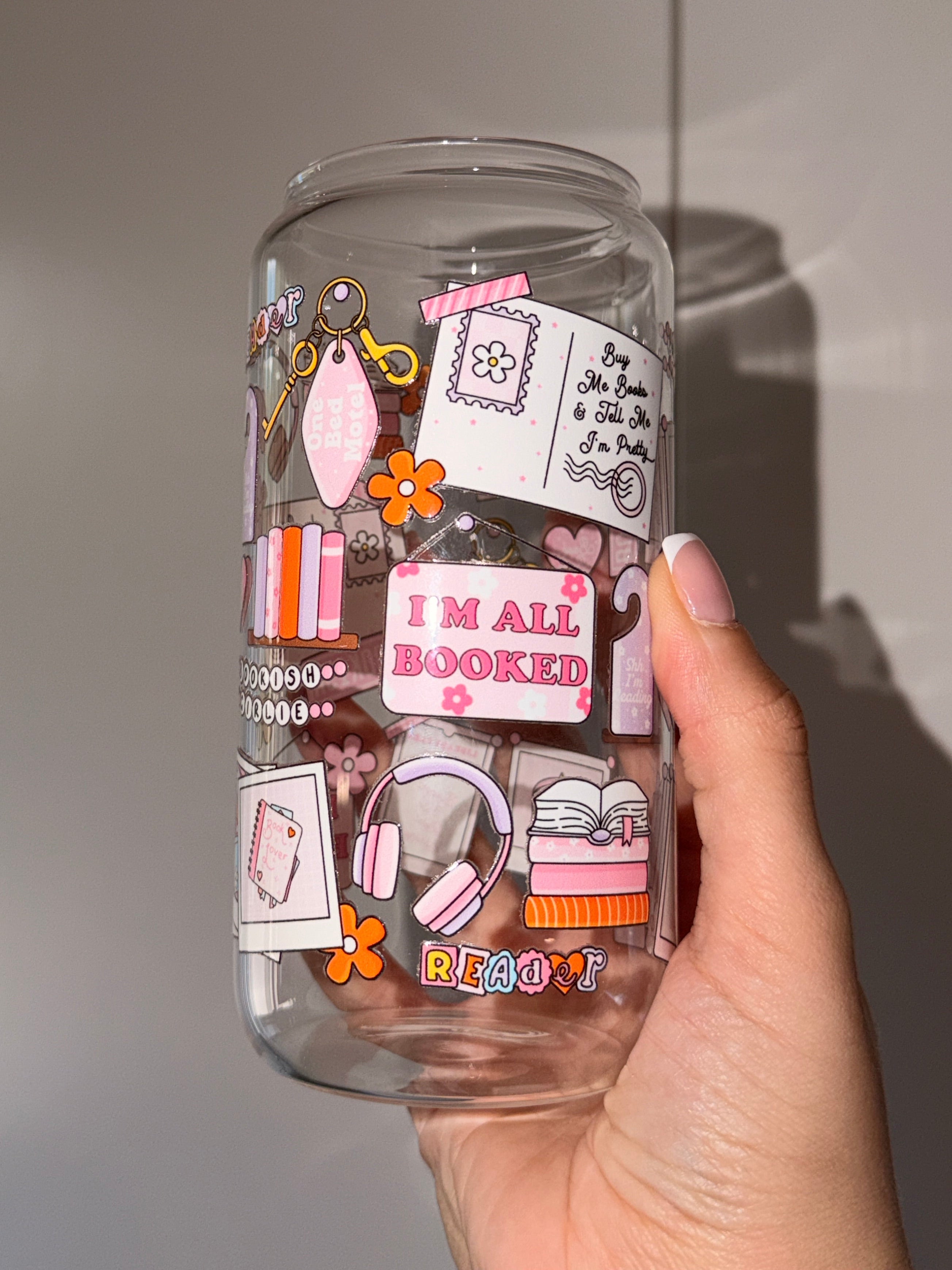 I'm All Booked Trinkglas | 16 oz