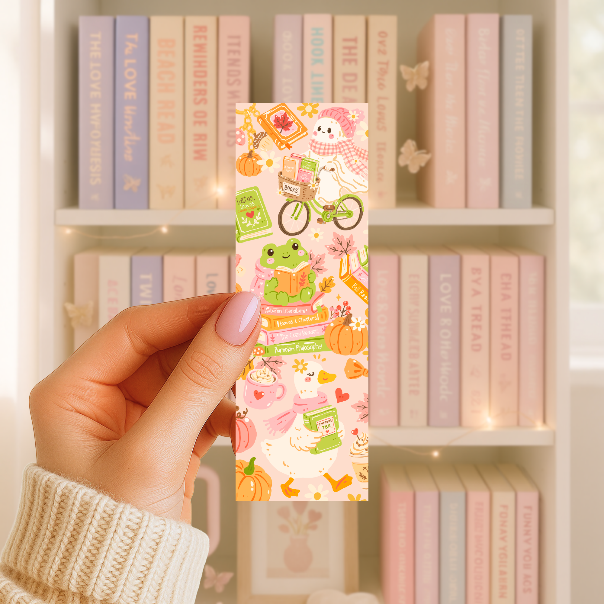 Lesezeichen – Fall Bookish Motiv 1
