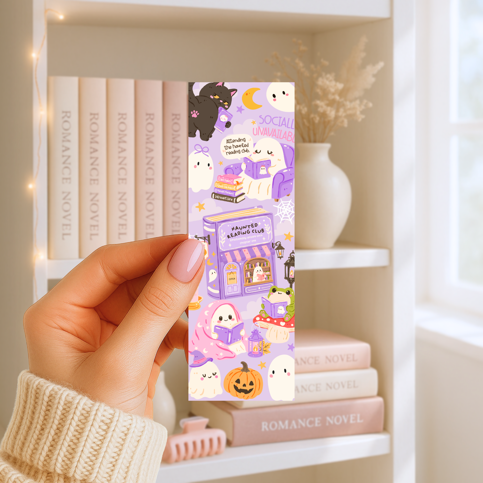 Lesezeichen – Halloween Books Motiv 1