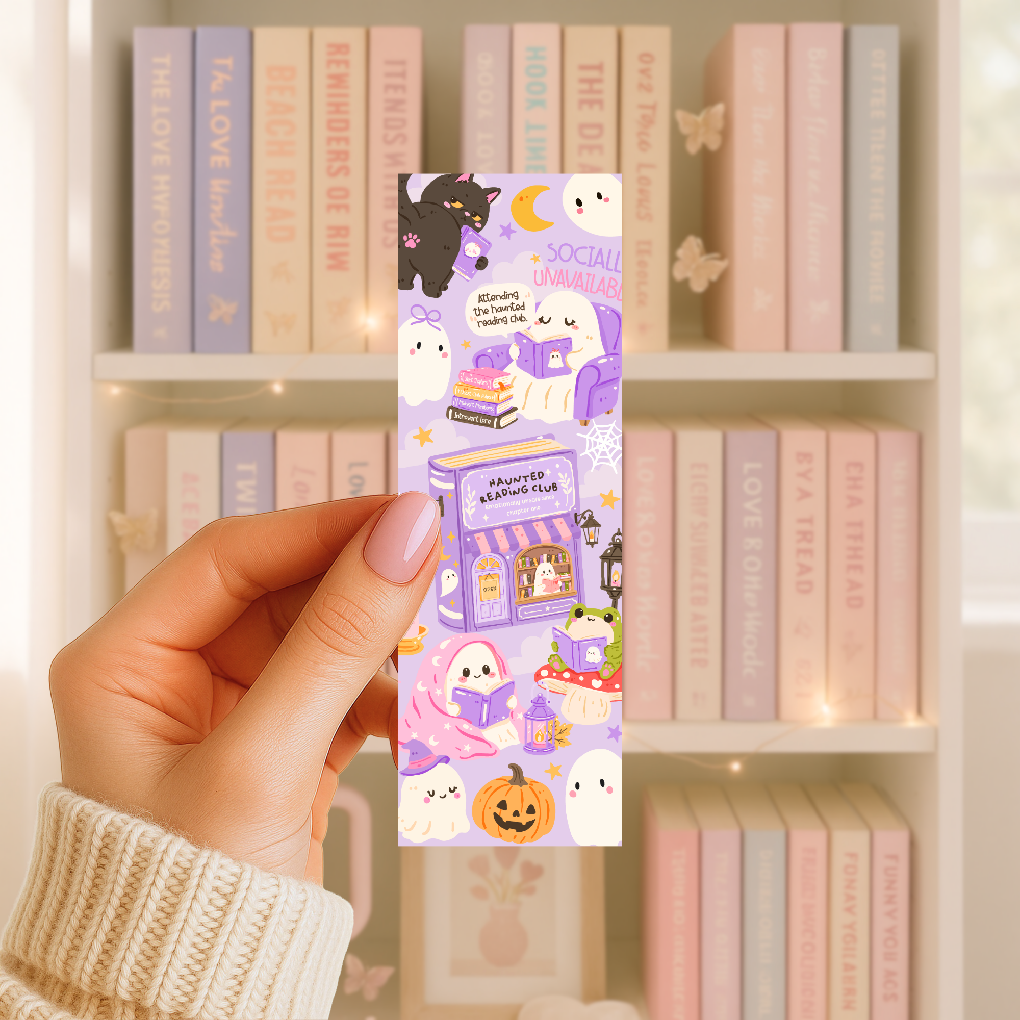 Lesezeichen – Halloween Books Motiv 1