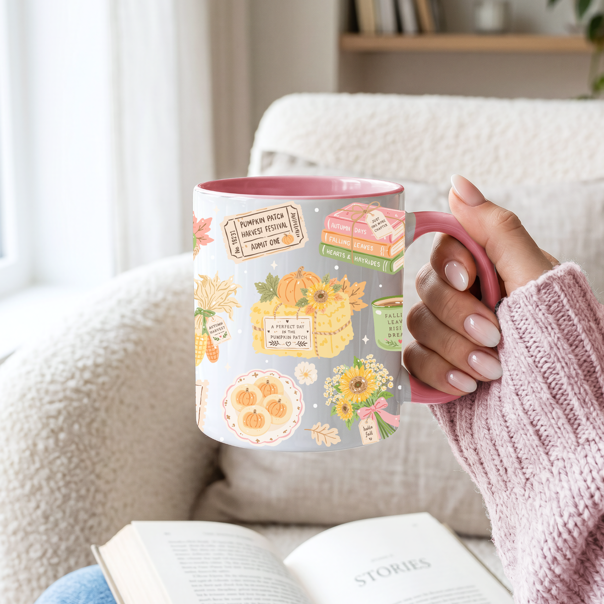Green Fall Keramiktasse | 11 oz