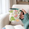 Cozy Green Christmas Keramiktasse | 11 oz