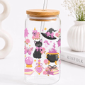 Black Cat Fantasy Trinkglas | 16 oz