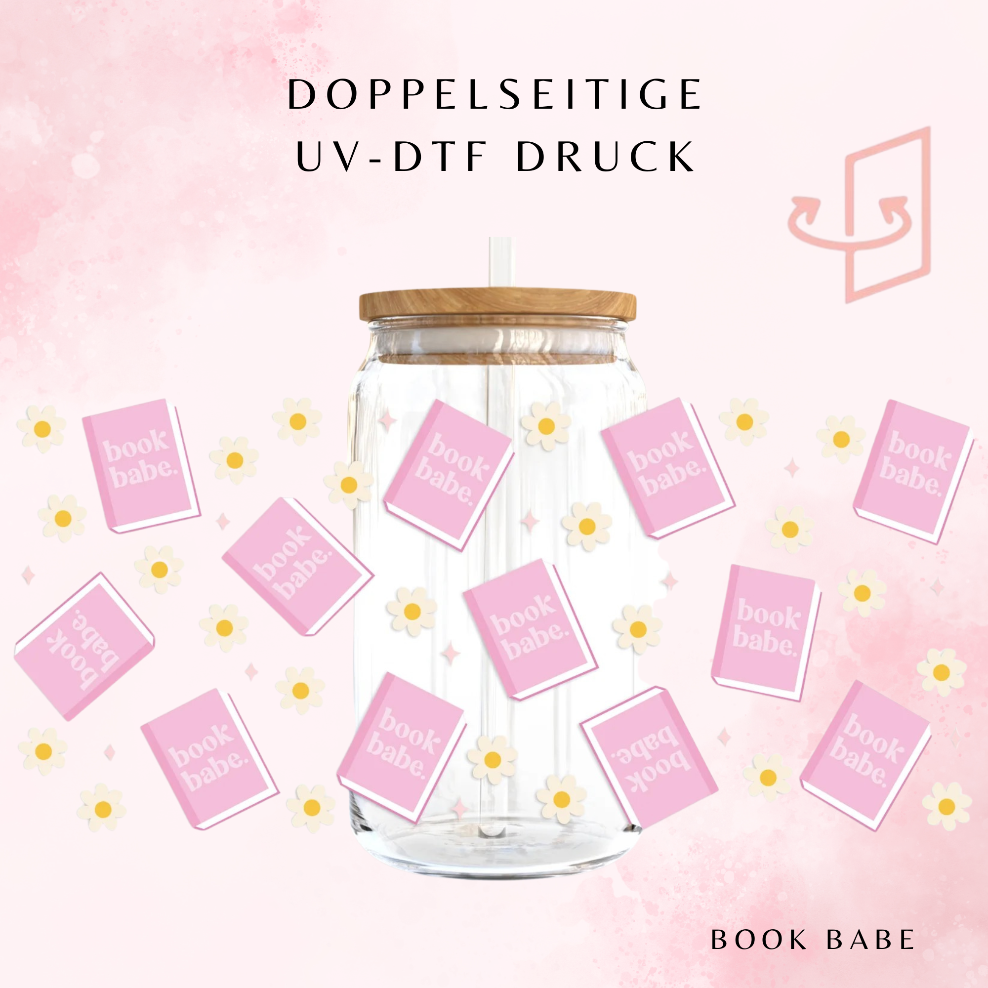 Book Babe Trinkglas 📚 | 16 oz Pre-Order