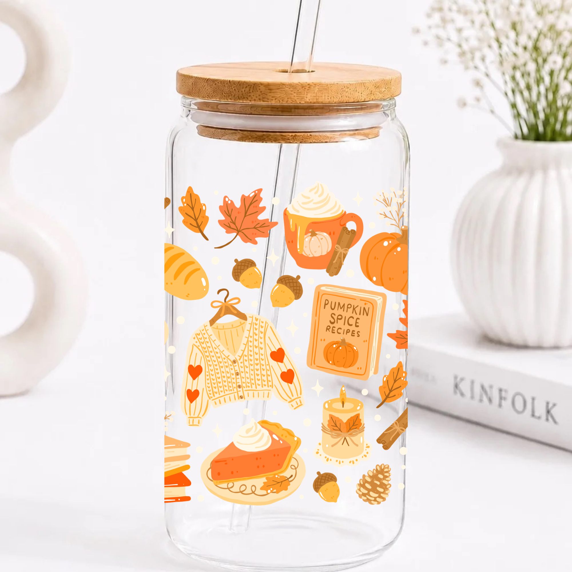 Pumpkin Spice Trinkglas | 16 oz