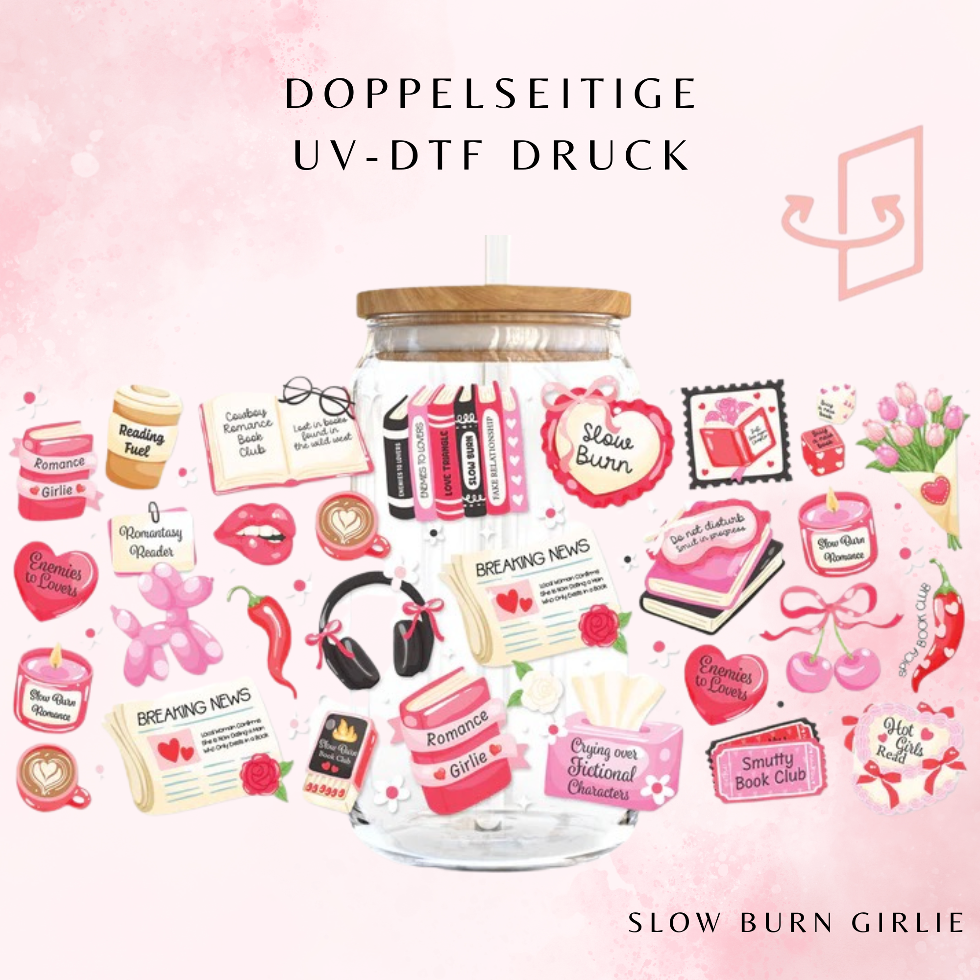 NEU Slow Burn Girlie Trinkglas | 16 oz