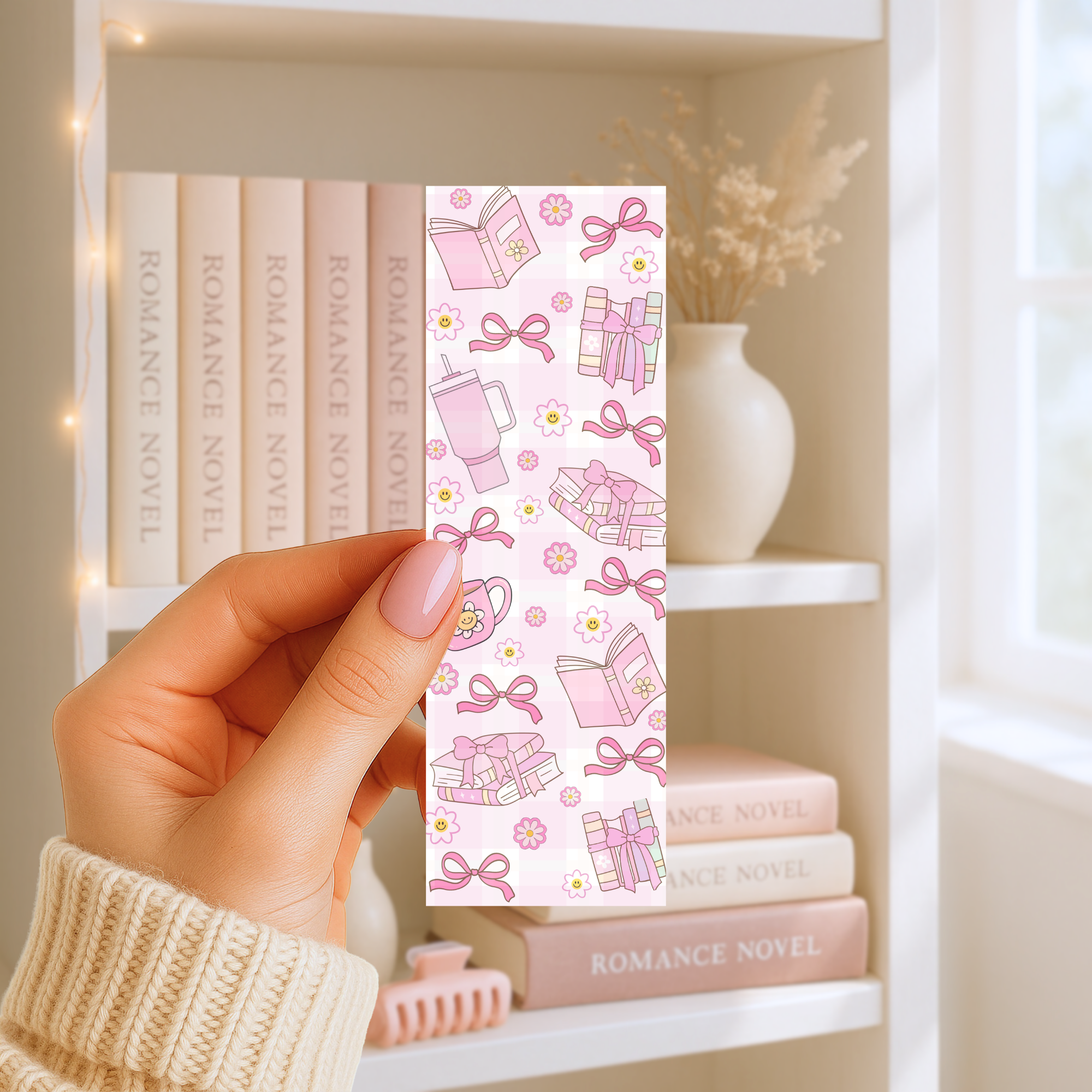 Lesezeichen – Pink Bookish Bows