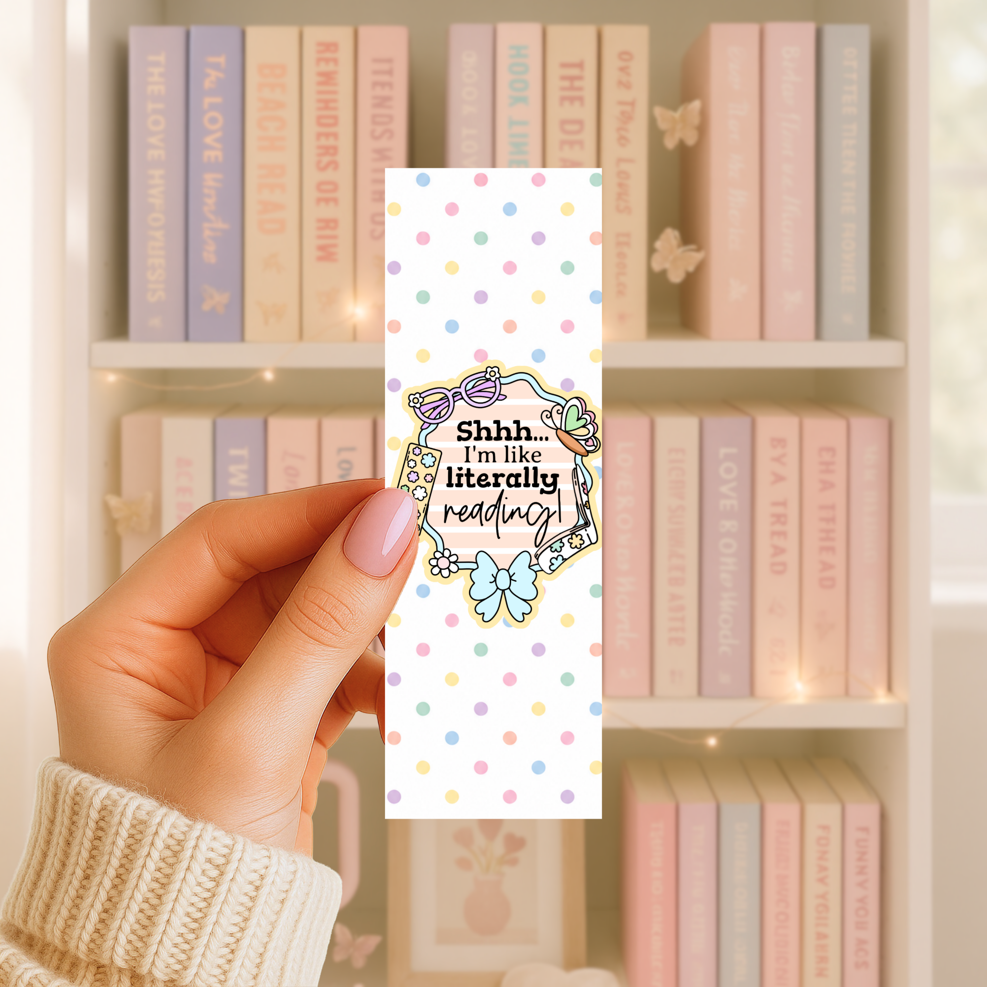 Lesezeichen – Shhh... I'm Like Literally Reading