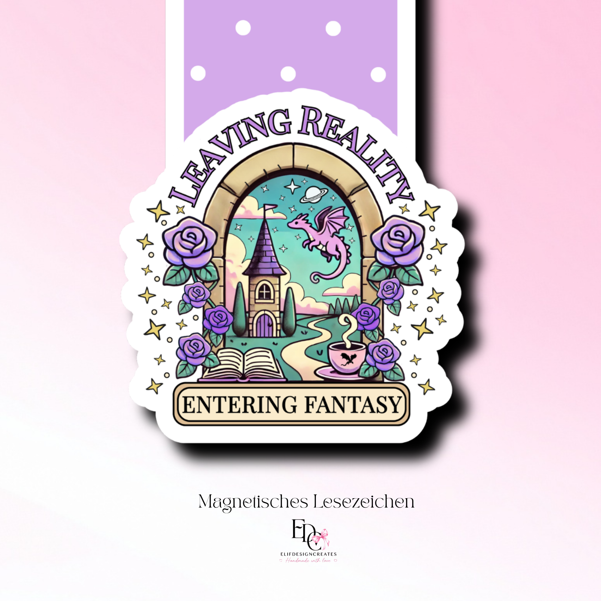 Magnetisches Lesezeichen – Leaving Reality, Entering Fantasy