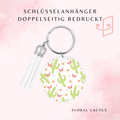 Floral Cactus Schlüsselanhänger 🌵