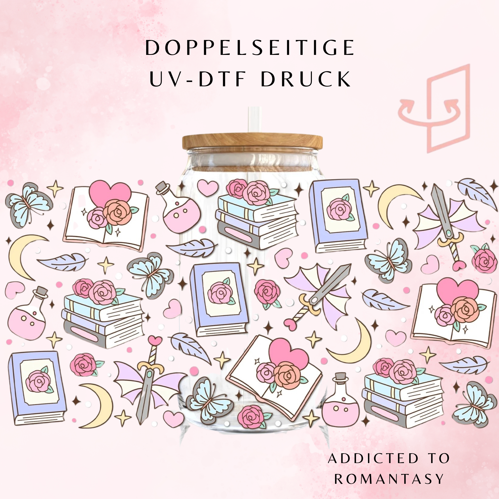 Addicted to Romantasy Trinkglas | 16 oz