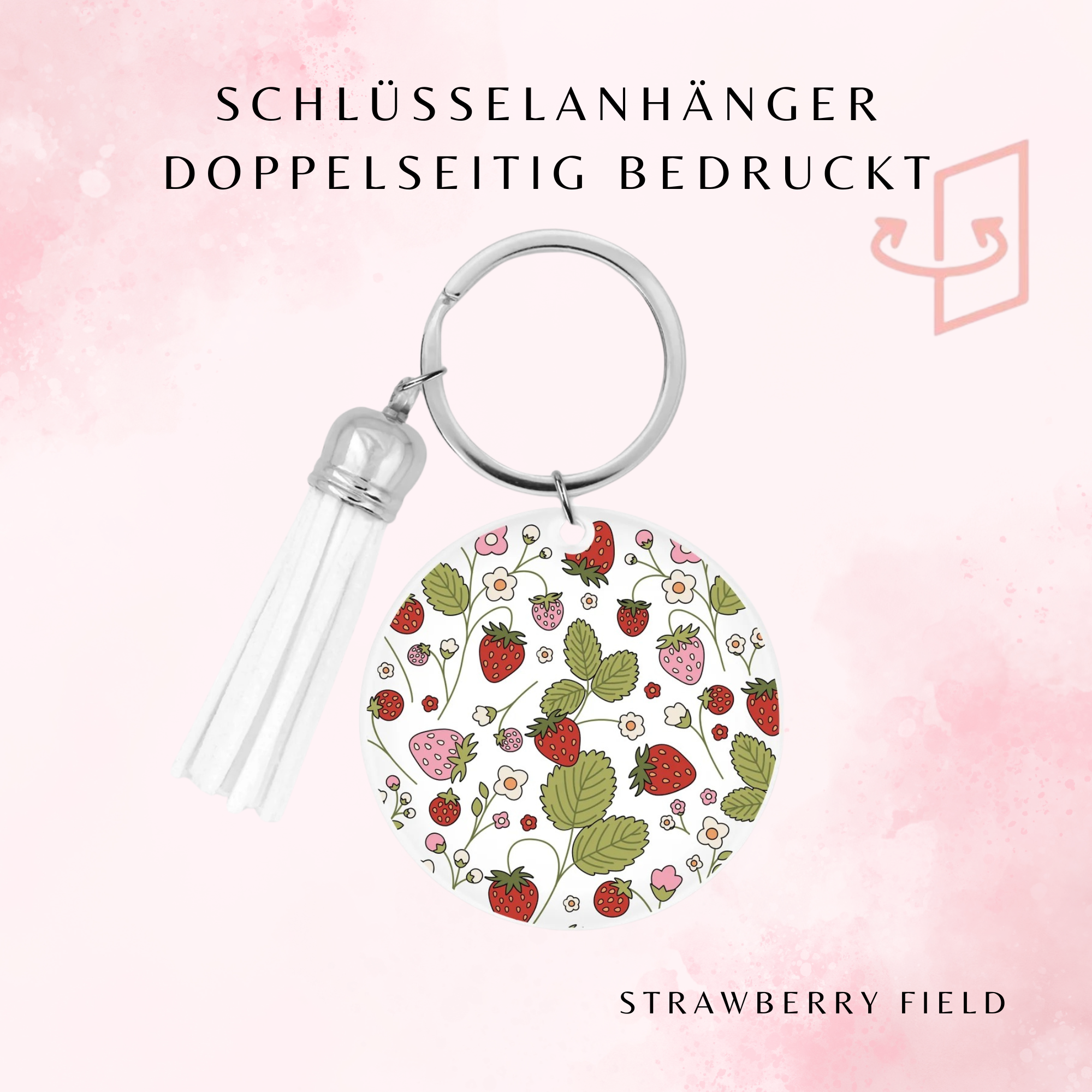 Strawberry Field Schlüsselanhänger 🍓
