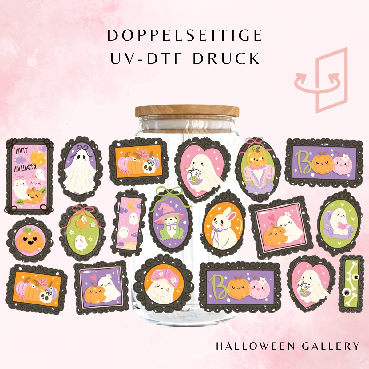 Halloween Gallery Trinkglas | 16 oz