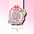 Magnetisches Lesezeichen – Sorry, I Just Love This Little Bookish Life ⭐