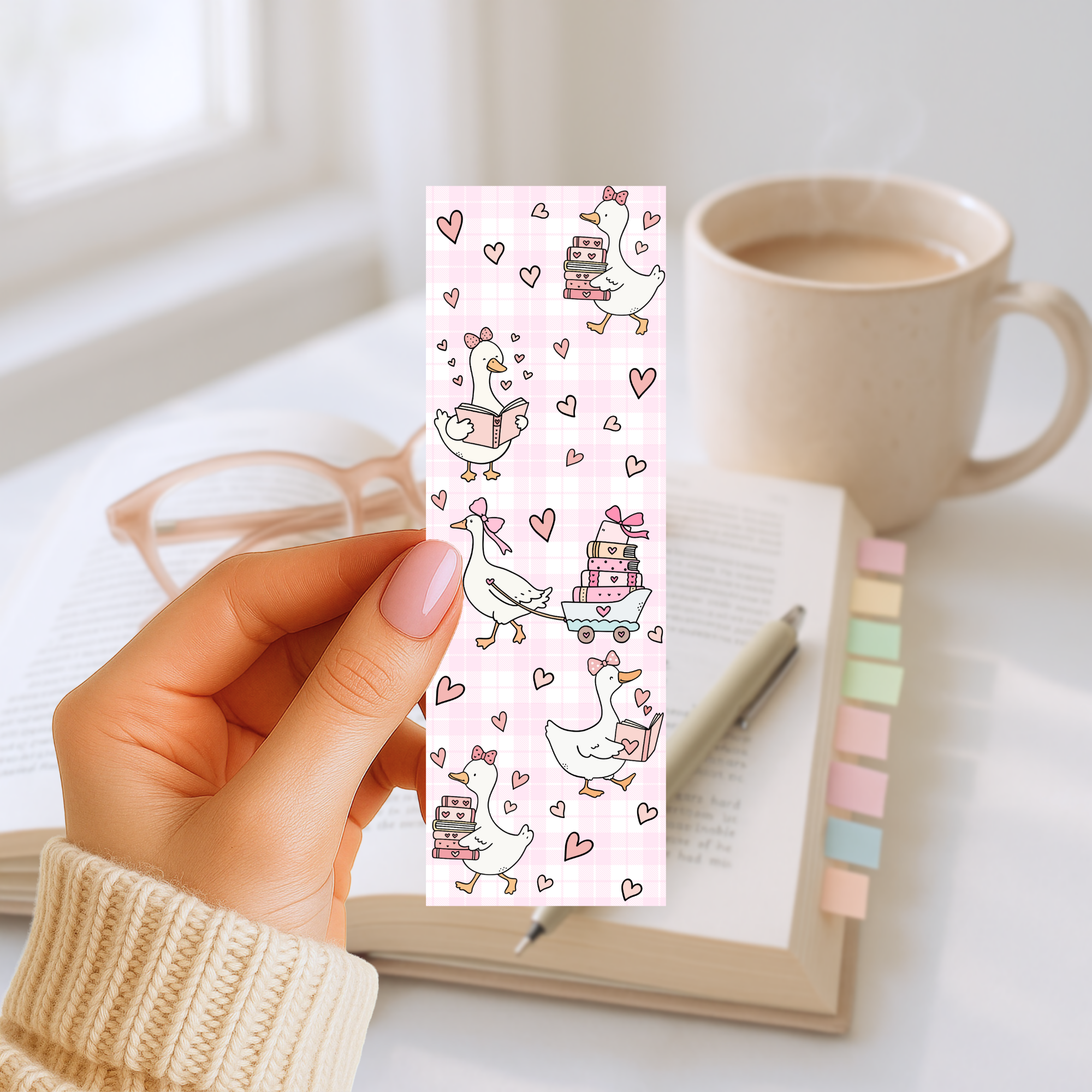 Lesezeichen – Bookish Goose Bookmark