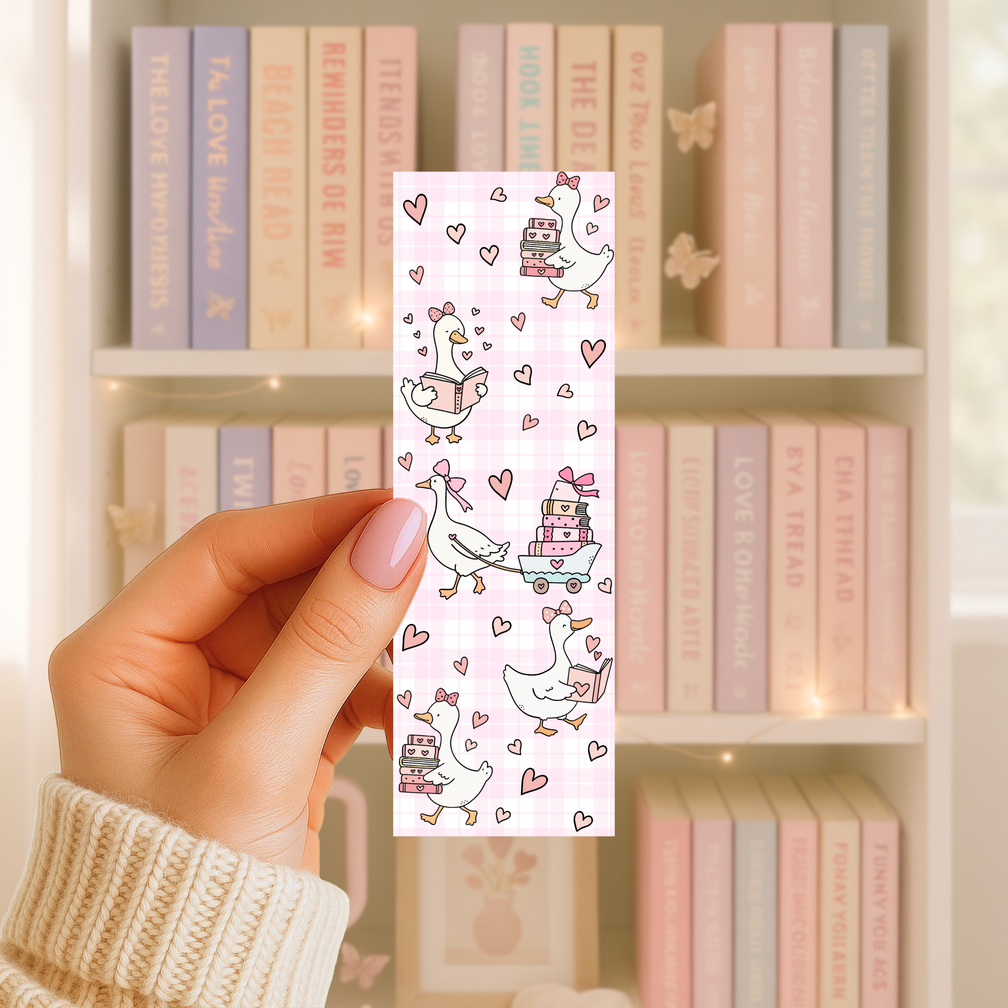 Lesezeichen – Bookish Goose Bookmark