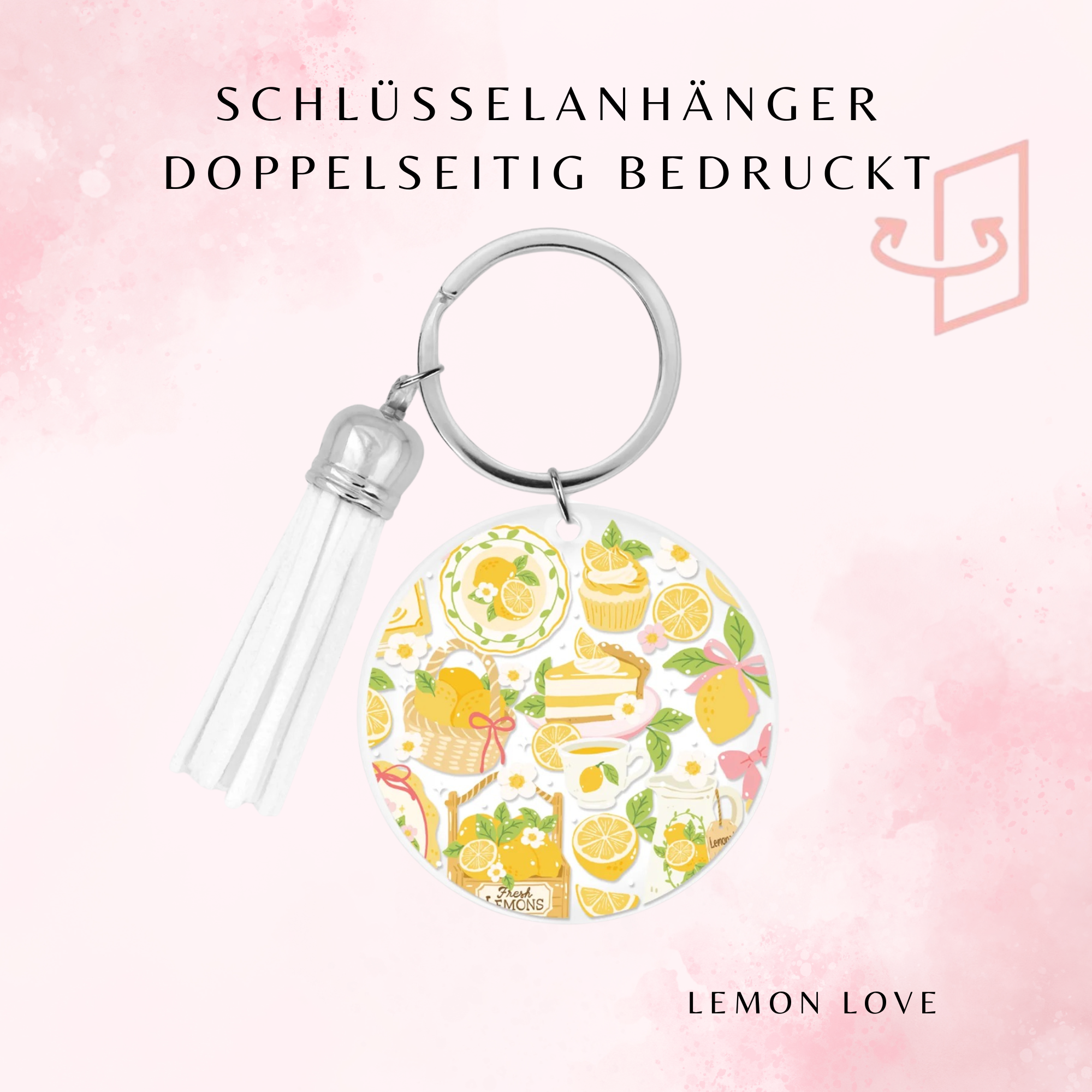 Lemon Love Schlüsselanhänger 🍋🌼