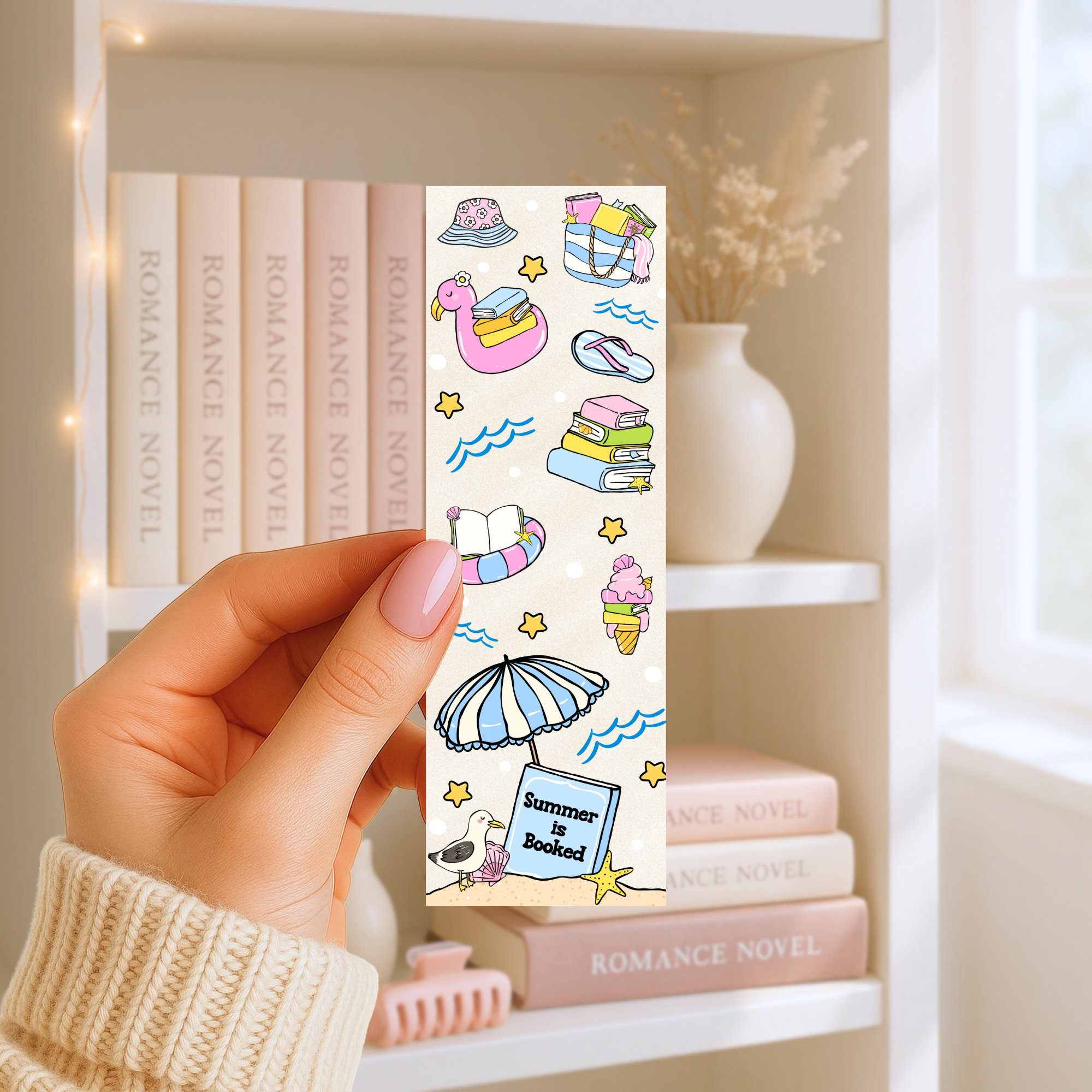 Lesezeichen – Summer Is Booked Bookmark