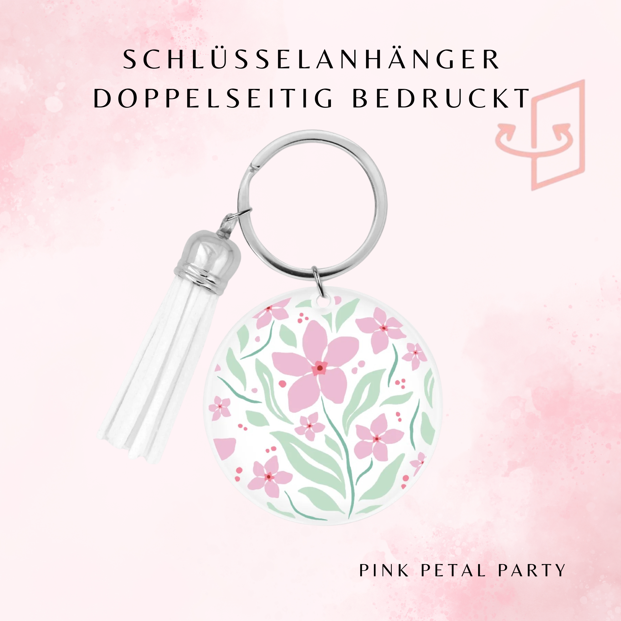 Pink Petal Party Schlüsselanhänger 🌸💗