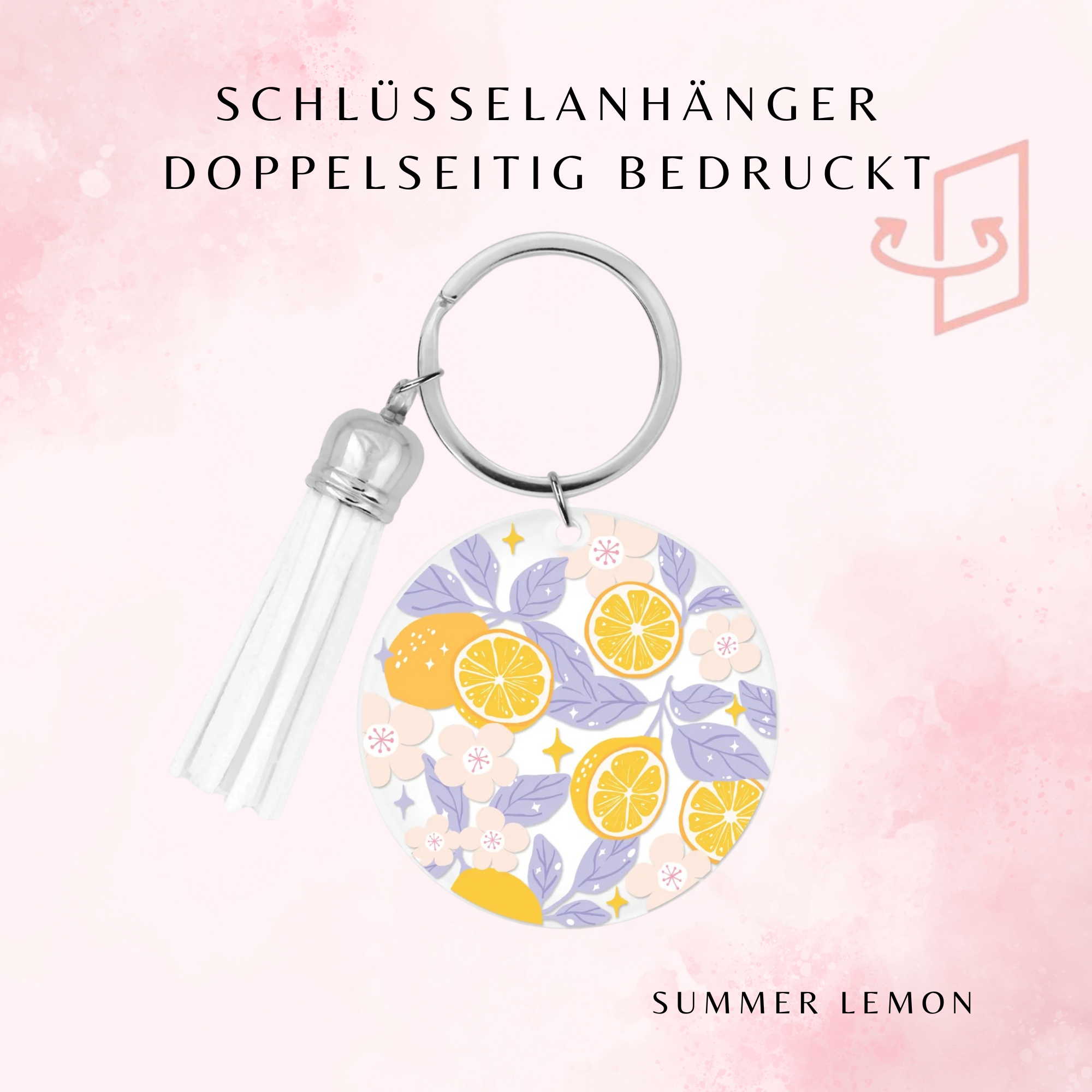 Summer Lemon Schlüsselanhänger 🍋☀️
