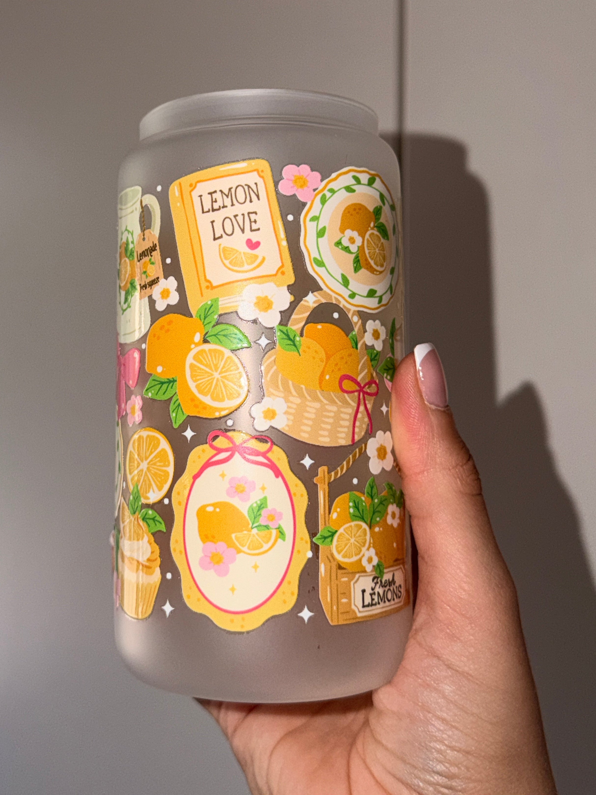 Lemon Love Trinkglas | 16 oz 🍋