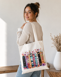 Floral Book Lover Tote Bag 📚🌸