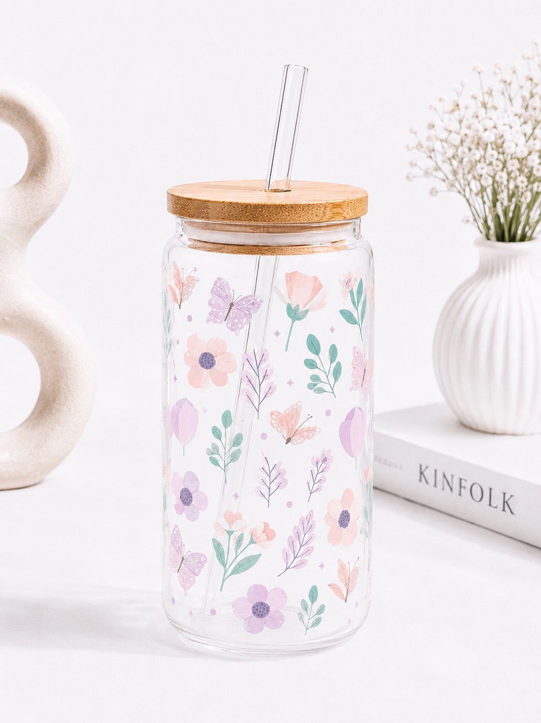 Lavender Field Trinkglas  | 16 oz