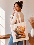 🐱💕 Kuschelnde Katzen Tote Bag – Für alle, die Katzen lieben