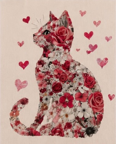 🌹🐱 Romantische Katzen Tote Bag – Für Katzenliebhaber mit Herz