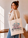 📖 Shh... I'm Reading – Book Lover Tote Bag