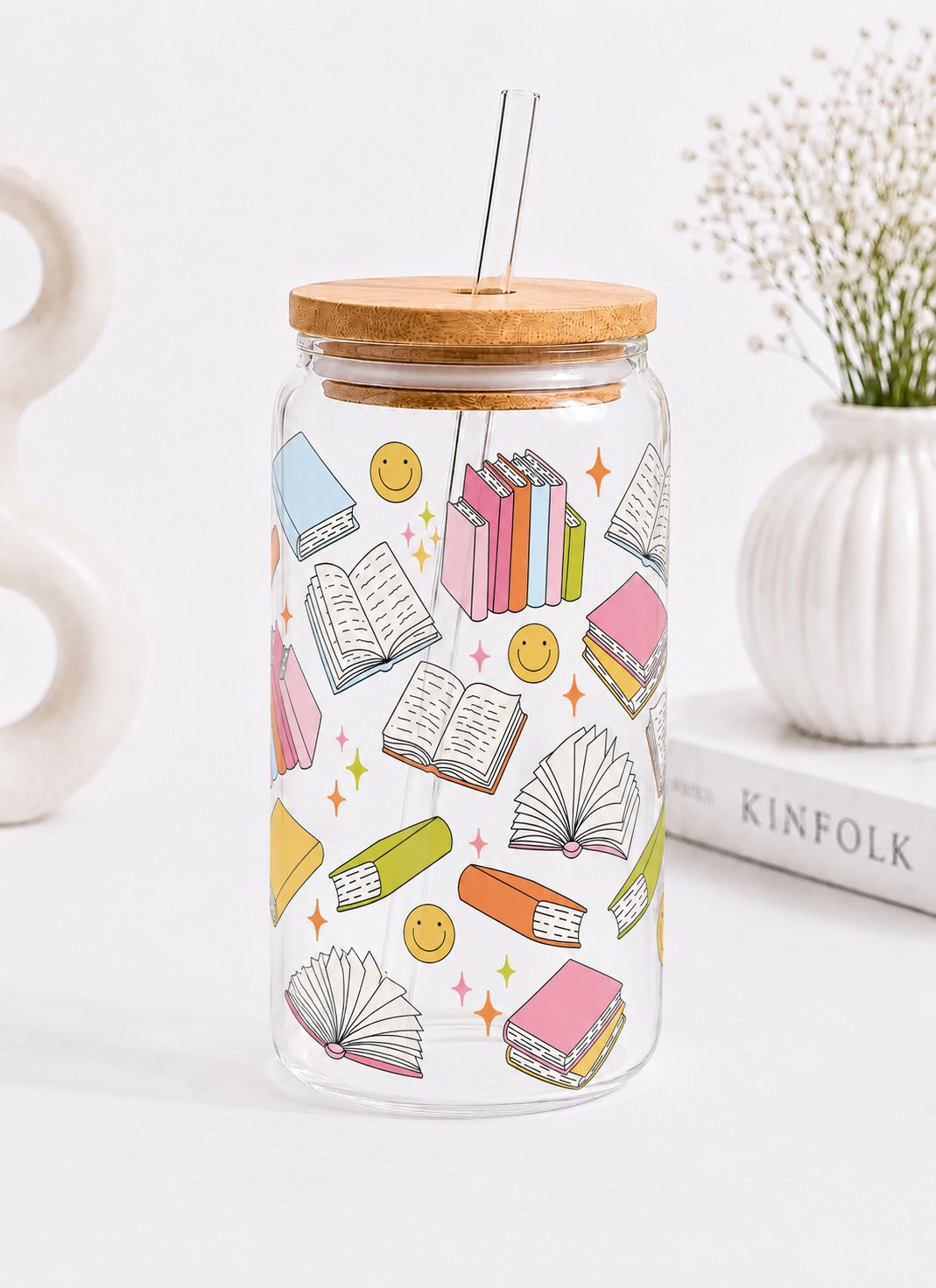 Happy Reading Trinkglas 🎀| 16 oz Pre-Order