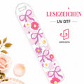Lavender Checkered Girlie Bookmark - UV-DTF